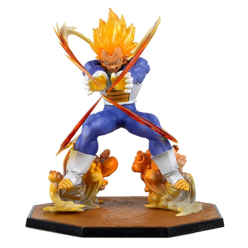 FIGURA DE AÇÃO VEGETA ( Preta ou Branca) - DRAGON BALL