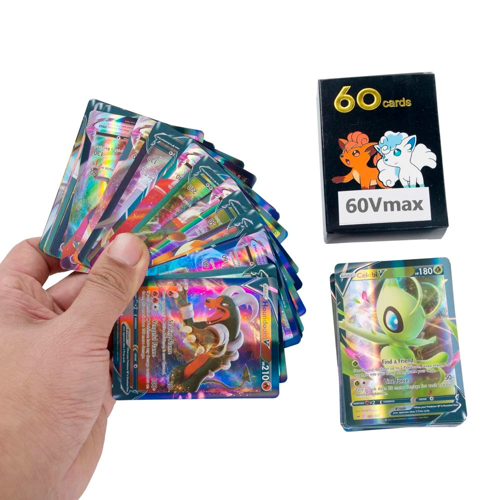 Versão Inglês Pokémon Jogo de Tabuleiro, Cartas Mágicas, 360 Cover, Estilo  Aleatório, Cartão Clássico, Brinquedo do bebê - AliExpress