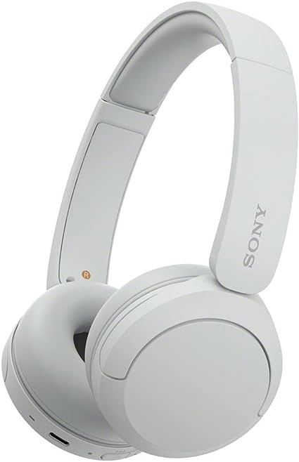 AUSCULTADOR SONY WH-CH520 SEM FIO BLUETOOTH COM MICROFONE BRANCO - NOVO