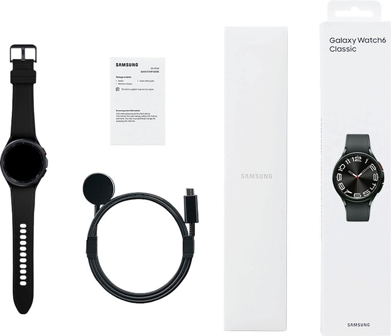 RELÓGIO GALAXY WATCH 6 CLASSIC 47MM PRETO