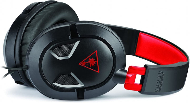 AUSCULTADORES GAMING COM FIOS TURTLE BEACH RECON 50 PRETO/VERMELHO (MULTIPLATAFORMA)