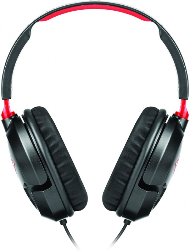 AUSCULTADORES GAMING COM FIOS TURTLE BEACH RECON 50 PRETO/VERMELHO (MULTIPLATAFORMA)