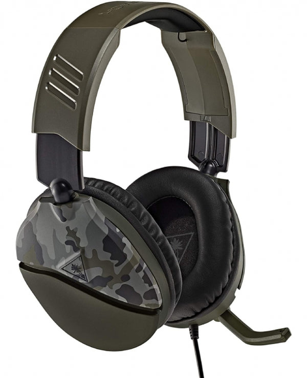 AUSCULTADORES GAMING COM FIOS TURTLE BEACH RECON 70 VERDE CAMO (MULTIPLATAFORMA)