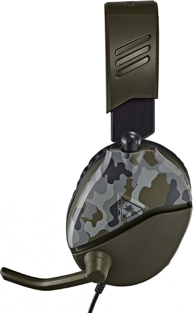 AUSCULTADORES GAMING COM FIOS TURTLE BEACH RECON 70 VERDE CAMO (MULTIPLATAFORMA)