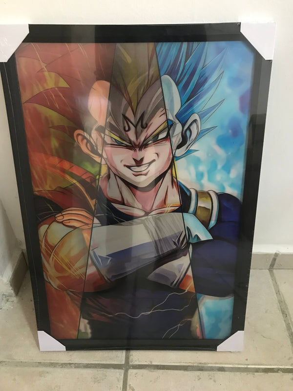 QUADRO DECORATIVO FIGURAS DRAGON BALL - NOVO