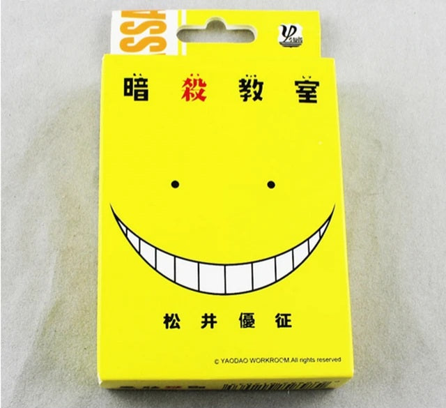 JOGO DE CARTAS - ASSASSINATION CLASSROOM - NOVO