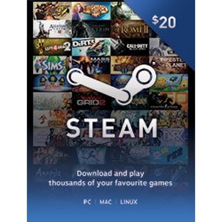 VALVE STEAM WALLET eGIFT CARD USA - DIGITAL - Envio por Email/WhatsApp