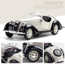 CARRO COLECIONÁVEL Audi Wander W25K Roadster 1936-1938 Escala 1:32