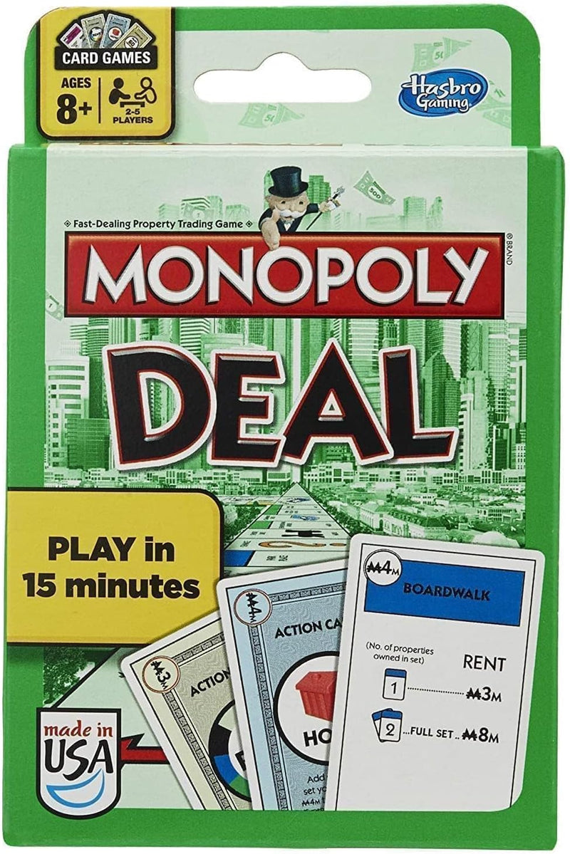 JOGO DE CARTAS - MONOPOLY DEAL GREEN