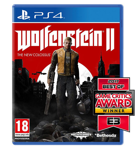 WOLFENSTEIN II THE NEW COLOSSUS PS4 - NOVO