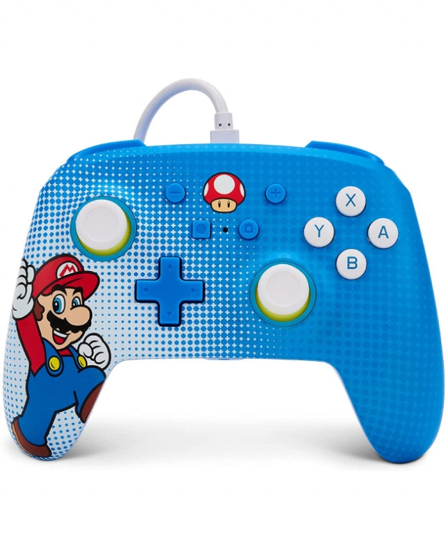 COMANDO OFICIAL POWERA MARIO POP ART COM FIOS NINTENDO SWITCH