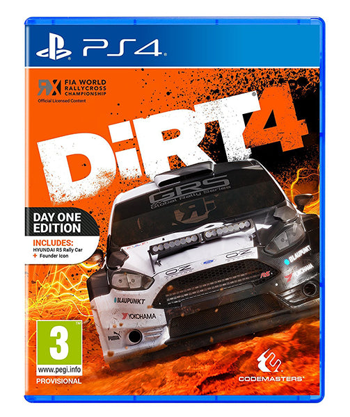 DIRT 4- NOVO - PS4